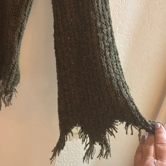 Women's Olive Green Sweater - Picture 3 of 5